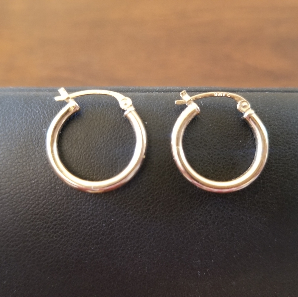 10K Gold Hoop Earrings